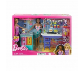 HNK99 Barbie Brooklyn ve Malibu\'nun Sahildeki Yiyecek Standı