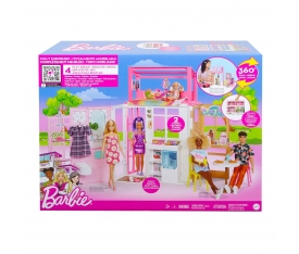 HCD47 Barbie\'nin Taşınabilir Portatif Evi