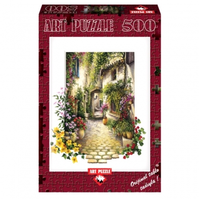 4189 Art Puzzle Çiçekli Ara Sokak 500 Parça Puzzle