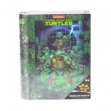 PRM 35642 Prime 3D Teenage Mutant Ninja Turtles 300 Parça Puzzle -Necotoys
