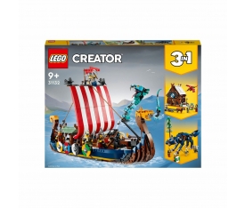 31132 Lego Creator 3in1 - Viking Gemisi ve Midgard Yılanı 1192 parça +9 yaş