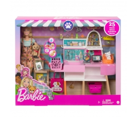 GRG90 Barbie ve Evcil Hayvan Dükkanı Oyun Seti