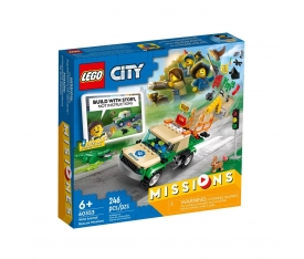 60353 Lego City - Vahşi Hayvan Kurtarma Görevleri, 246 parça, +6 yaş