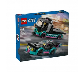 60406 LEGO® City Yarış Arabası ve Araba Taşıyıcı Kamyon 328 parça +6 yaş
