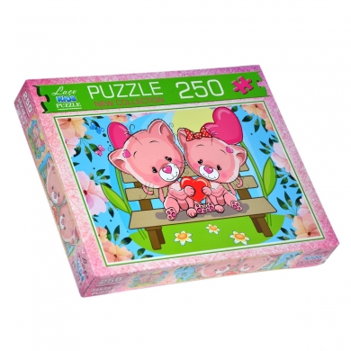 LC7196 Laço Kids Pembe Ayıcıklar 250 Parça Puzzle