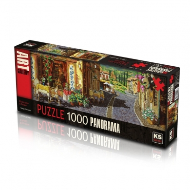 21006 Puzzle 1000/PANOROMİK RİSTOTANT PUZZLE 1000 PARÇA