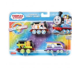 HNP82 Thomas ve Arkadaşları - Renk Değiştiren Küçük Trenler 3lü Paket