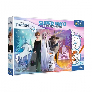 PUZZLE-41000 Super Maxi Frozen II 24 Parça Çocuk Puzzle