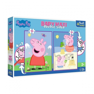 PUZZLE-43001 Peppa Pig Baby Puzzle 2X10