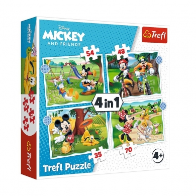 PUZZLE-34604 Disney 4IN1 Puzzle