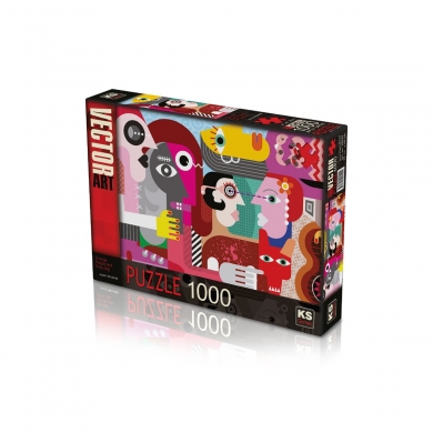 20544 KS, Strange People And Dirty Dog, 1000 Parça Puzzle