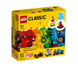 11014 LEGO® Classic Yapım Parçaları ve Tekerlekler  /653 parça /+4 yaş