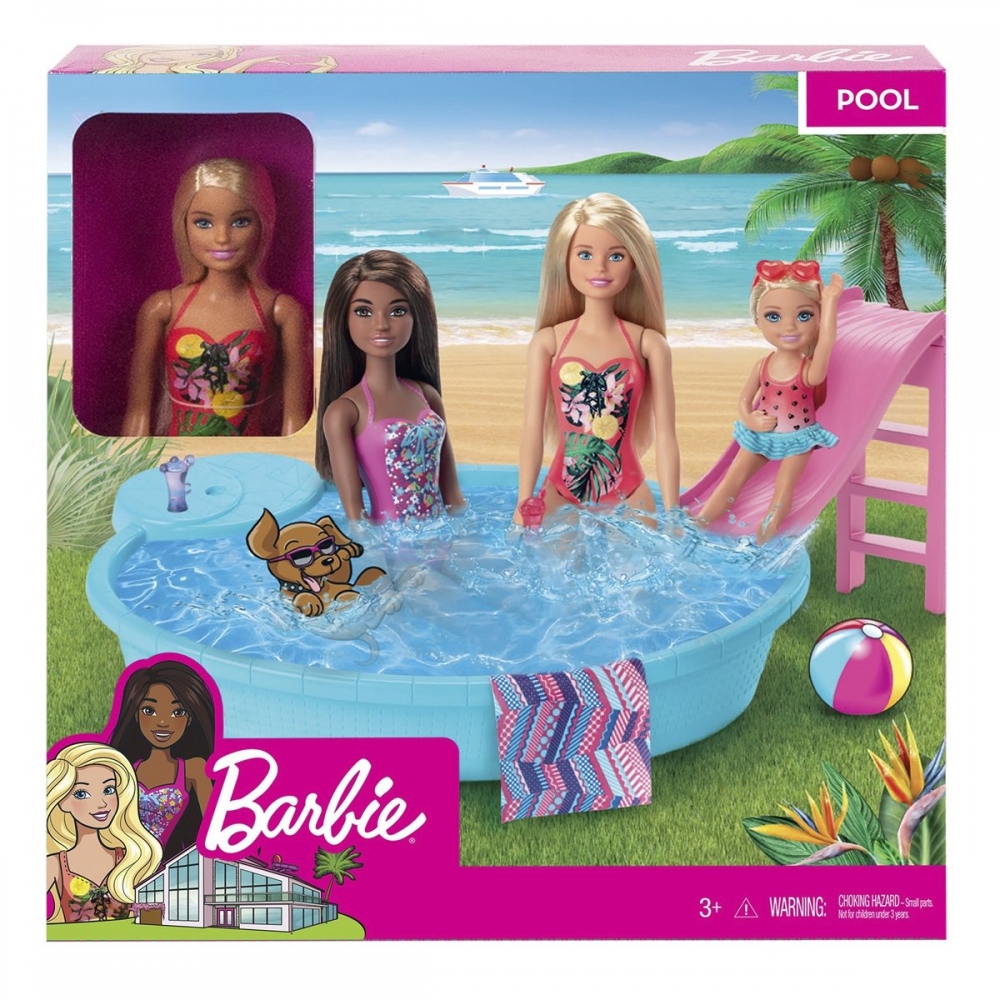 GHL91 Barbie® ve Eğlenceli Havuzu
