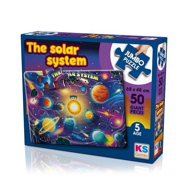 JP 31014	 Ks, Planets Of Solar System Jumbo Puzzle 50 Parça