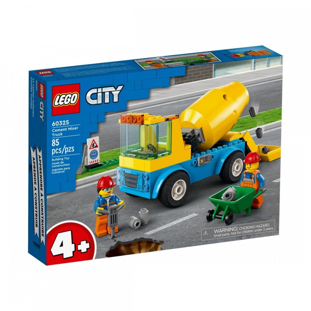 60325 LEGO® City - Beton Mikseri, 85 parça, +4 yaş