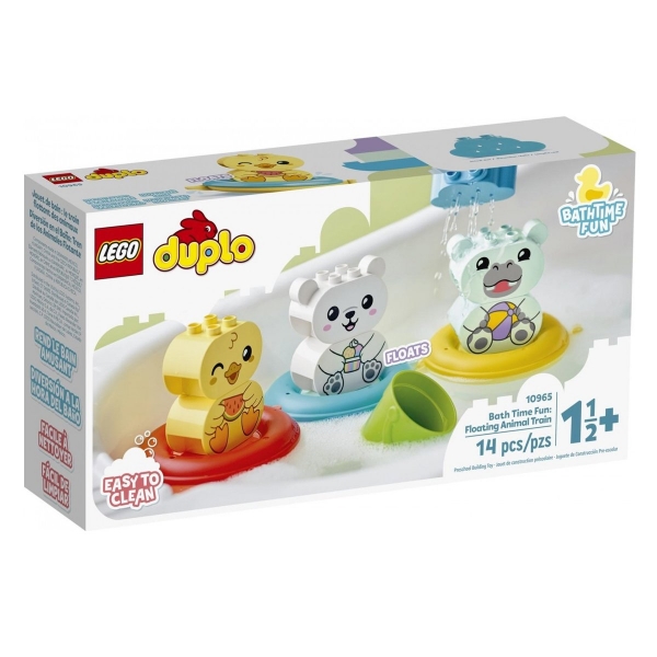 10965 LEGO® Duplo® Banyo Zamanı Eğlencesi: Yüzen Hayvan Treni, 14 parça, +1,5 yaş