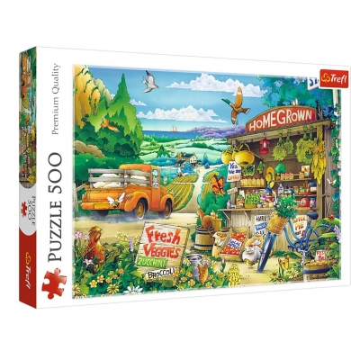 37352 Trefl Puzzle Morning in The Countryside 500 Parça Puzzle