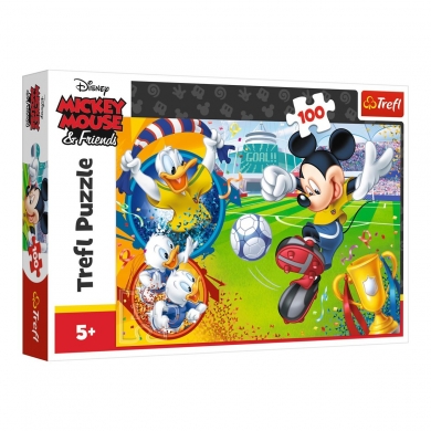 16353 Trefl Puzzle, Mickey Mouse Sahada 100 Parça Puzzle
