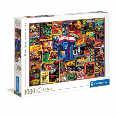 39602 Clementoni, Thriller Classics, 1000 Parça Puzzle