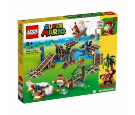 71425 LEGO®Super Mario™Diddy Kong\'un Maden Arabası Ek Macera Set 1157 parça+8yaş