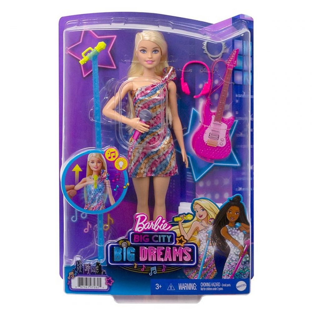 GYJ23 Barbie  Malibu Şarkıcı Bebek / Büyük Şehir, Büyük Hayaller Serisi