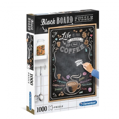 39466 Clementoni, Coffee Blackboard 1000 Parça Puzzle