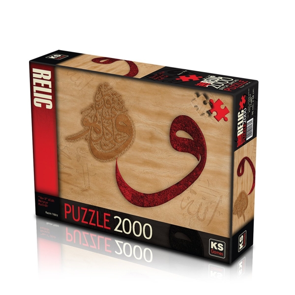 11480 KS, \'\'Vav II\'\' Allah Her Şeye Kadirdir, 2000 Parça Puzzle