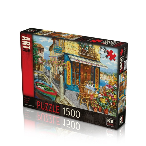 22008 KS, Ristorante Vecchia Urbino, 1500 Parça Puzzle