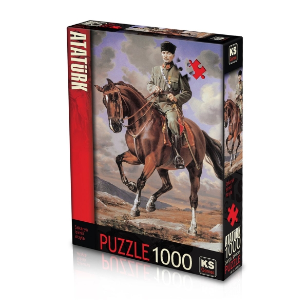 11131 KS, Gazi Mustafa Kemal Atatürk Sakarya Adlı Atıyla, 1000 Parça Puzzle