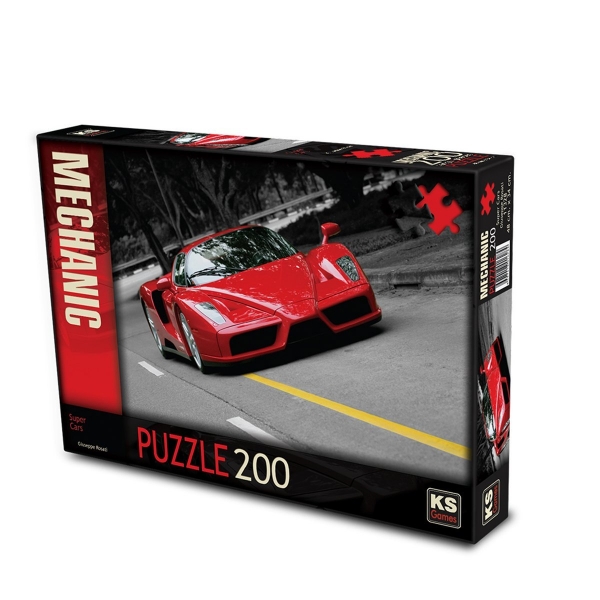 11328 KS, Super Cars, 200 Parça Puzzle