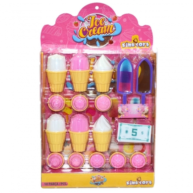 5057 King Toys, İce Cream Dondurma Seti 18 Parça