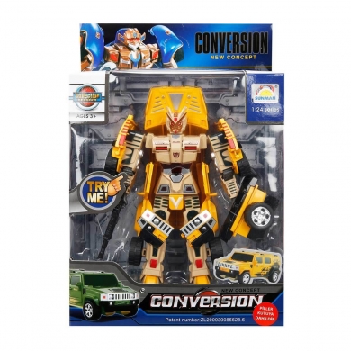 0018992  Sunman, Sesli Işıklı Robot Transformers 1:24