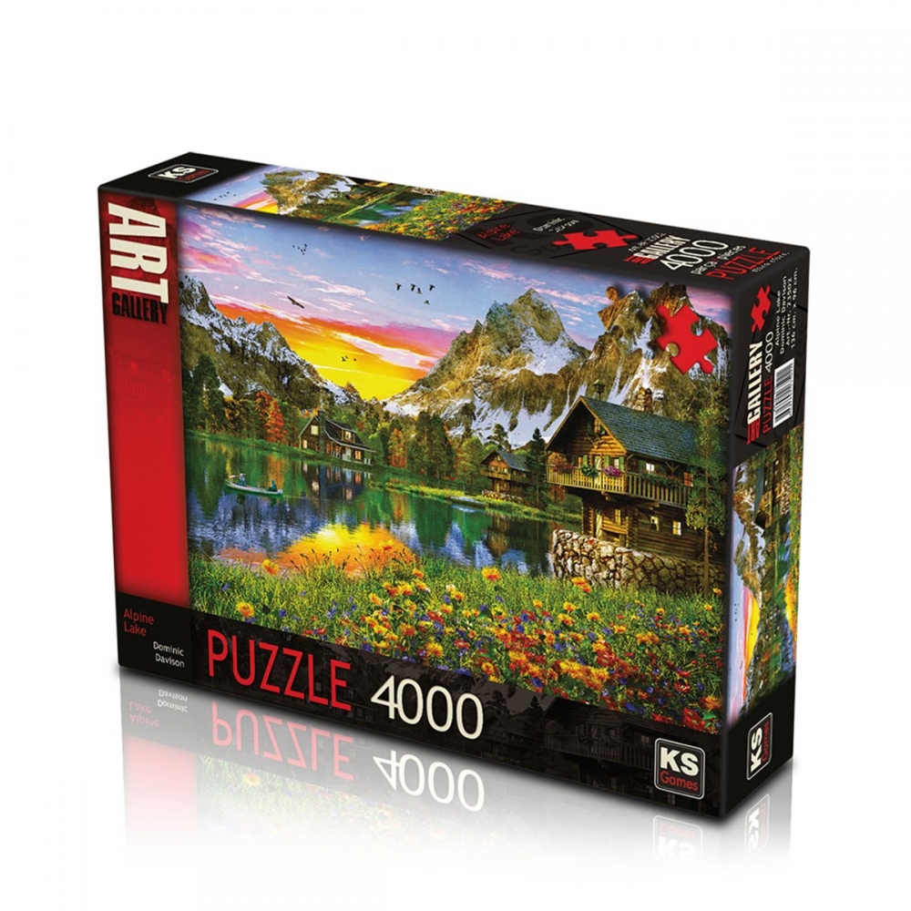 23502 KS, Alpine Lake , 4000 Parça Puzzle