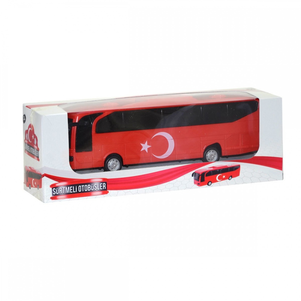 CNM37 Sürtmeli Türk Bayrağı Otobüsü