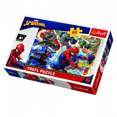 17311 Trefl Puzzle Brave Spiderman 60 Parça Puzzle