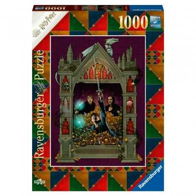 167494 Ravensburger, Harry Potter Gringotts Bankası, 1000 Parça Puzzle