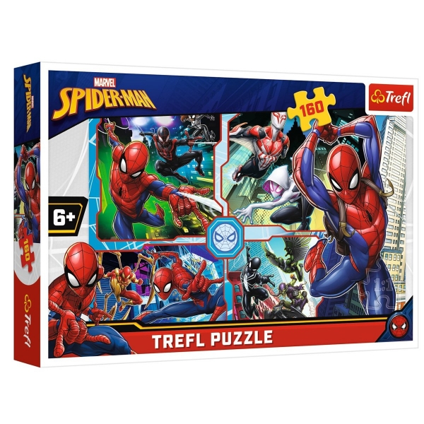 15357 Trefl, Spiderman to The Rescue 160 Parça Puzzle