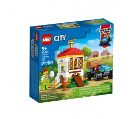 60344 Lego City - Tavuk Kümesi, 101 parça, +5 yaş
