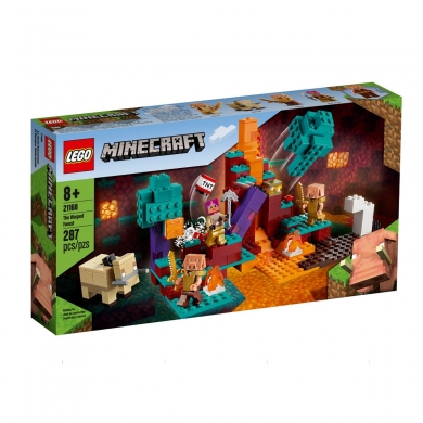 21168 LEGO® Minecraft™ Çarpık Orman /287 parça /+8 yaş