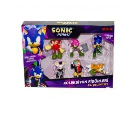 PMI SON2070 Sonic 8li Figür Set Asortili 2 Nadir Ürün Şansı - Neco Toys