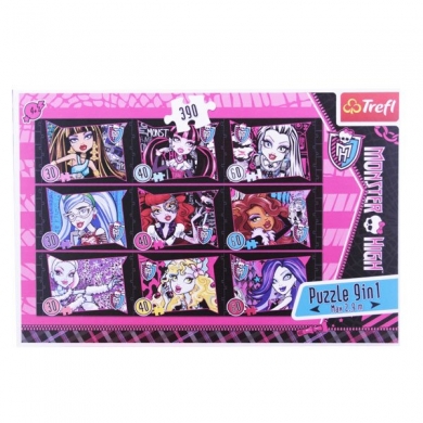 90231 Monster High 9IN1 MIix Puzzle