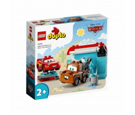 10996 Lego Duplo Şimşek McQueen ve Materin Oto Yıkama Eğlencesi  29 parça +2 yaş