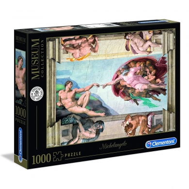 39496 Clementoni, Michelangelo - The Creation of Man, 1000 Parça Puzzle