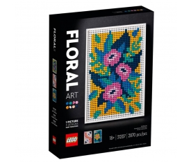 31207 Lego Floral Art Çiçek Resmi, 2870 parça +18 yaş