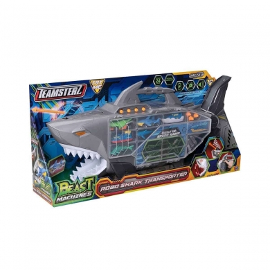 74461 Teamsterz Beast Machines Robo Shark Çantalı Transporter -Sunman