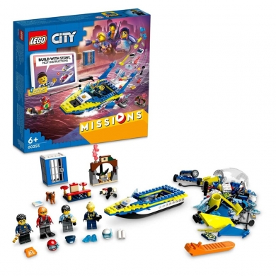60355 Lego City - Su Polisi Dedektif Görevleri, 278 parça, +6 yaş