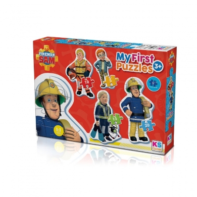 FRS 10304 Fireman Sam My First Puzzle 4 IN 1 -KS Puzzle