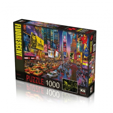 20541 KS, Metropol, 1000 Parça Neon Puzzle