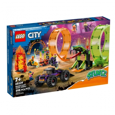 60339 Lego City - Çift Çemberli Gösteri Arenası, 598 parça, +7 yaş