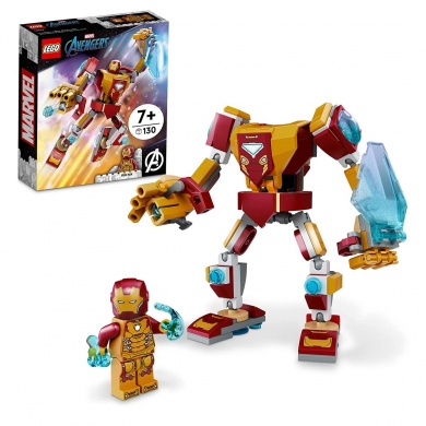 76203 Lego, Marvel Iron Man Robot Zırhı, 130 parça, +7 yaş